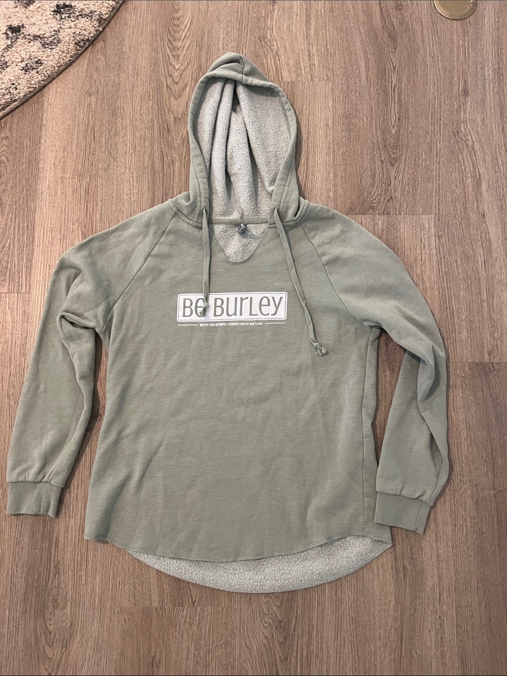 Sage Green Women's Hooded Pullover